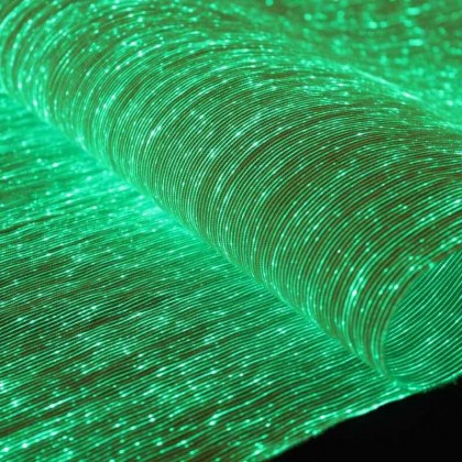 PAOLA IVORY FABRIC (LUMINOUS FIBER OPTIC FABRIC)